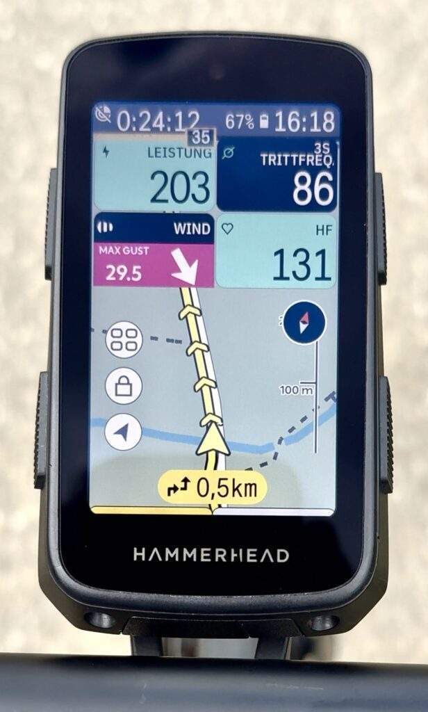 Hammerhead Karoo 3 Gegenwind Installationsanleitung