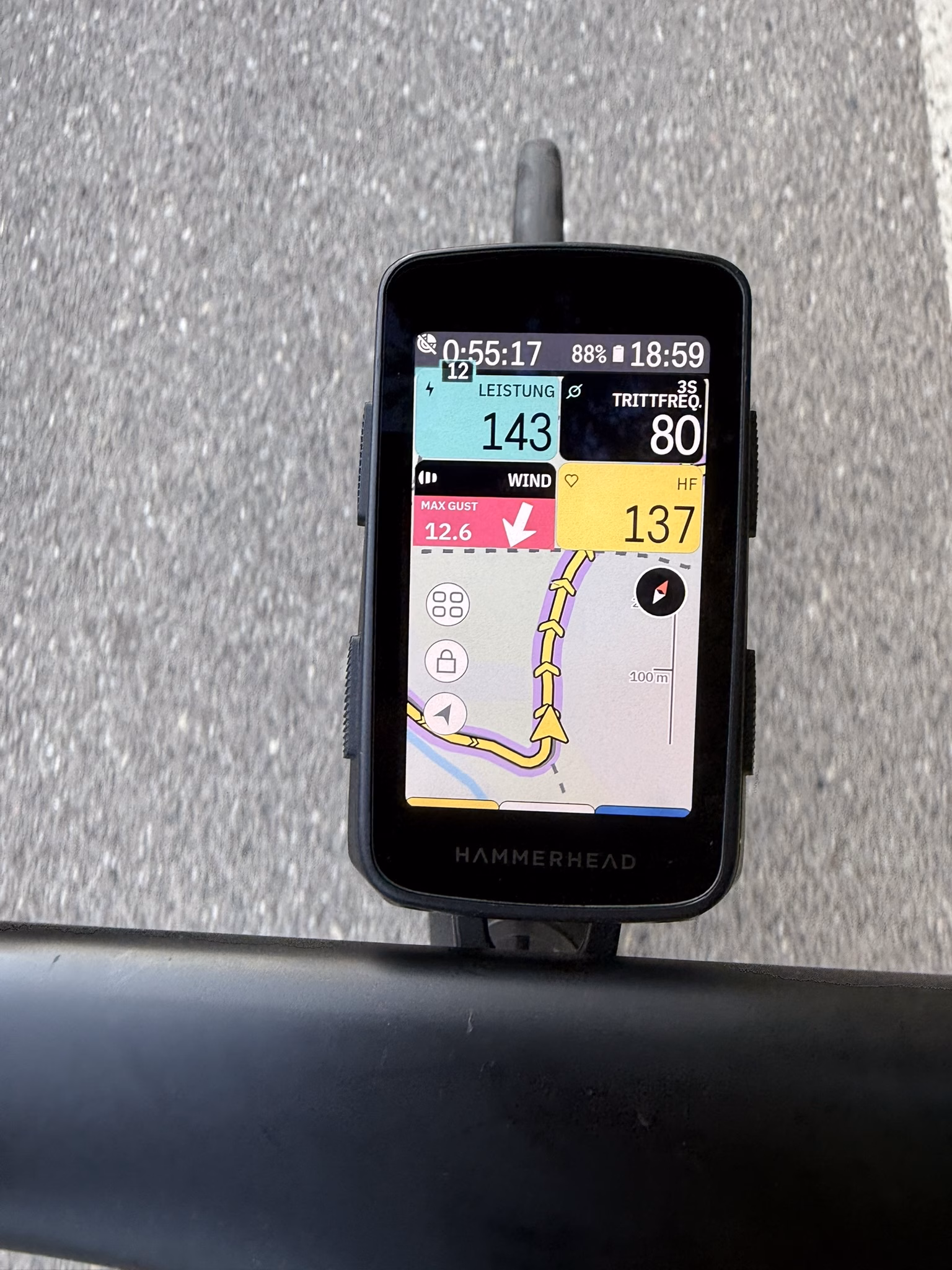 Hammerhead Karoo 3 Navigation im Test