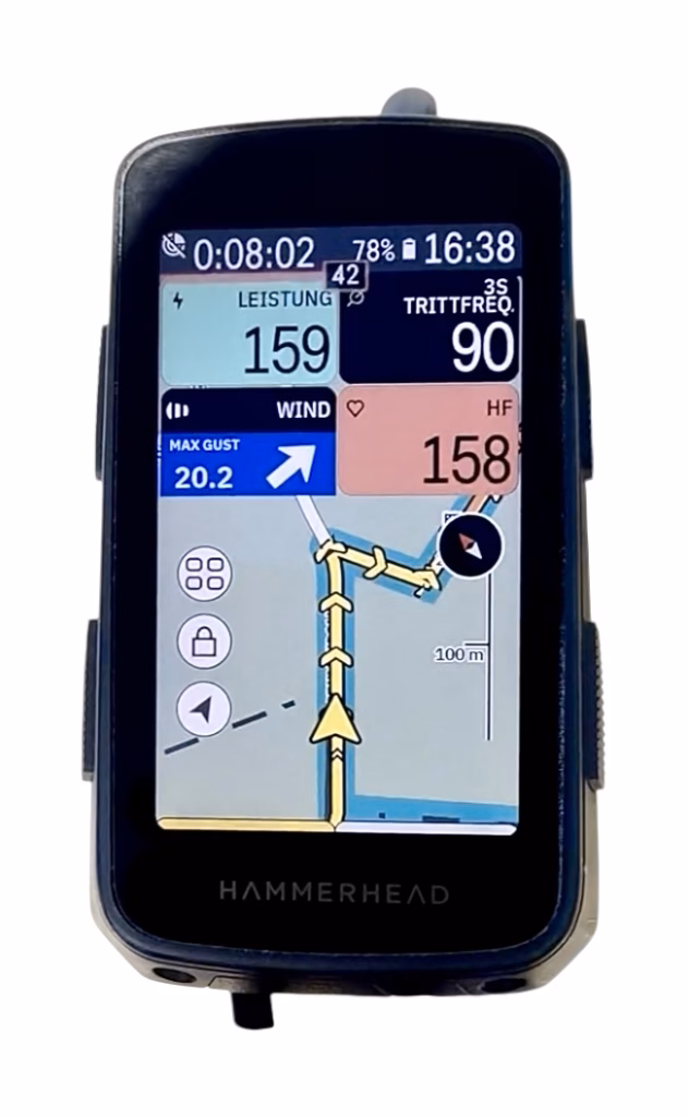 Hammerhead-Karoo-3-Routenfuehrung-in-Gelb