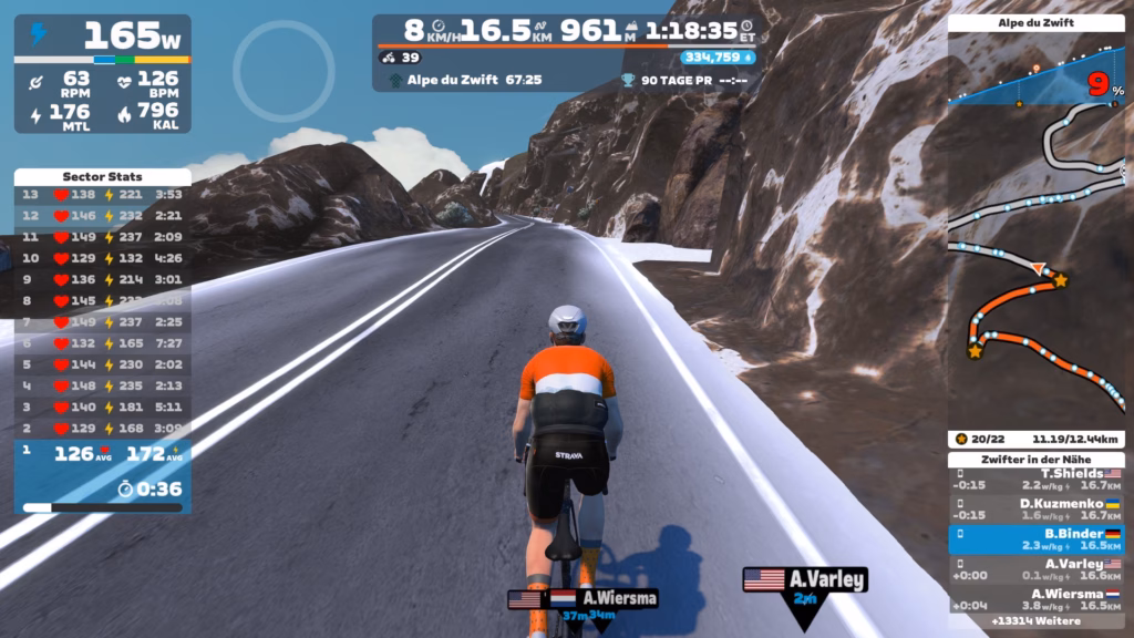 Wahoo-Kickr-Core-mit-Zwift