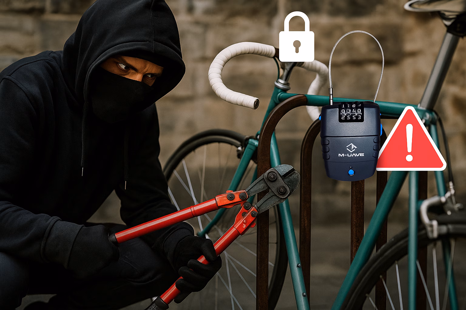 Alarmschloss Fahrrad