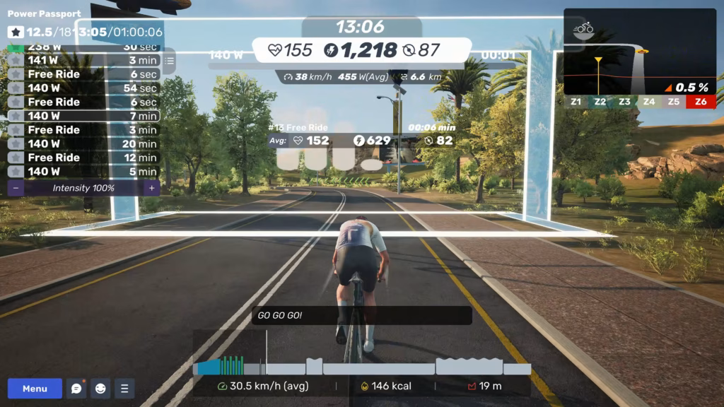 PowerPassport Test MyWhoosh Sprint