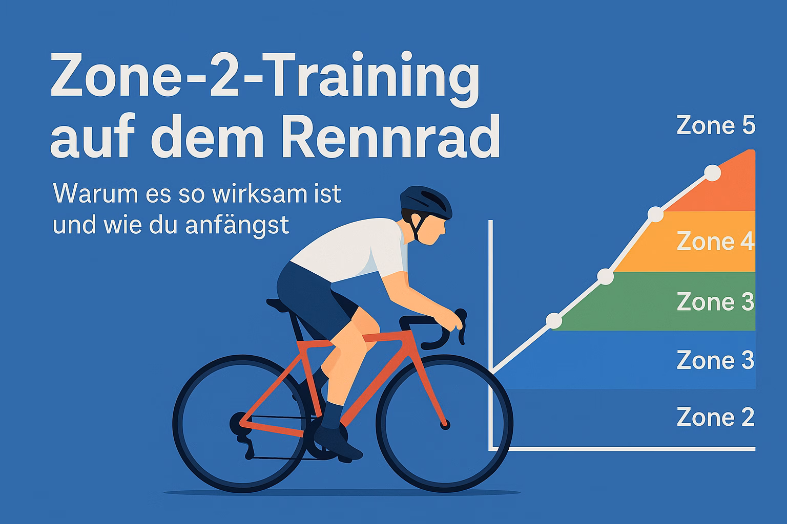 Zone 2 Training Rennrad erklärt: Herzfrequenzzonen, Beispiele und Trainingsplan