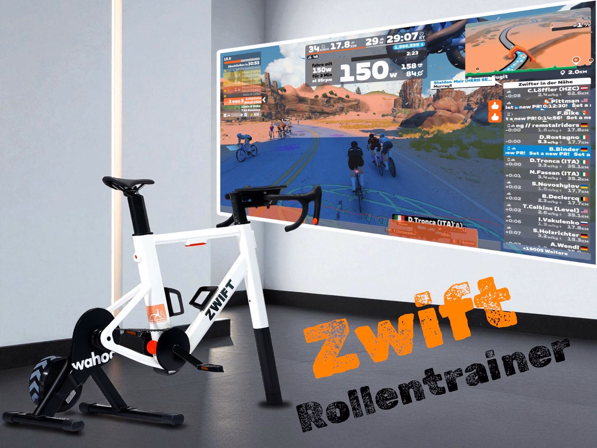 Zwift Rollentrainer