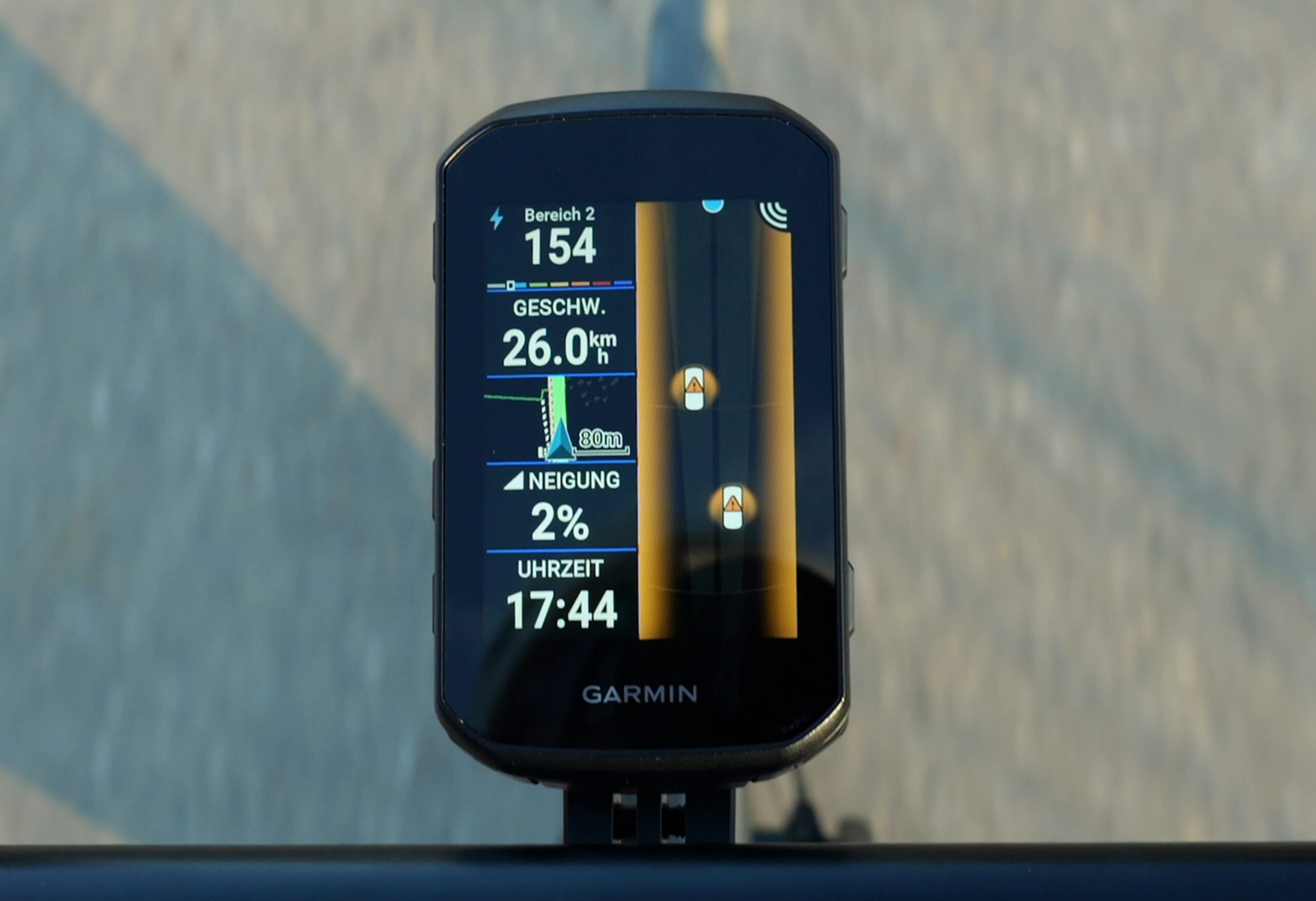 Garmin RearVue 820 – Einsatz im Straßenverkehr