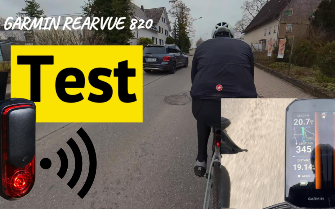 Garmin RearVue 820 Test: Das neue Fahrrad-Radar mit Rücklicht im Praxischeck