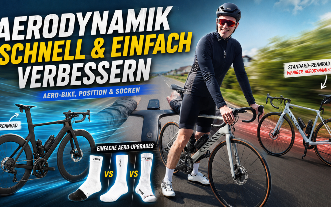 Aerodynamik am Rennrad verbessern 2026 (schnell und einfach)