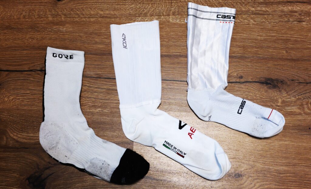 Aerodynamik am Rennrad verbessern mit den passenden Socken