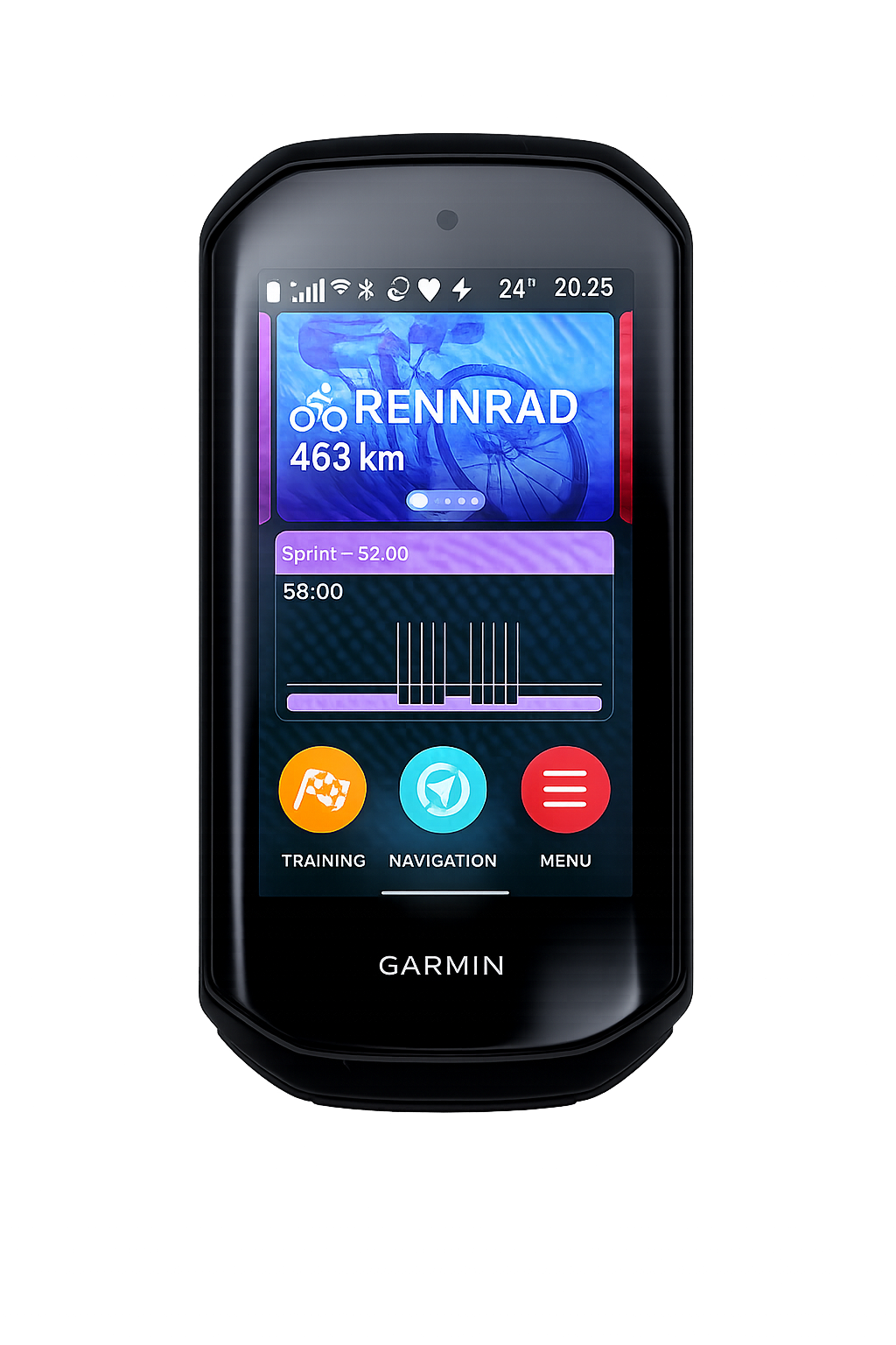 Garmin Edge 1050 Fahrradcomputer von vorne