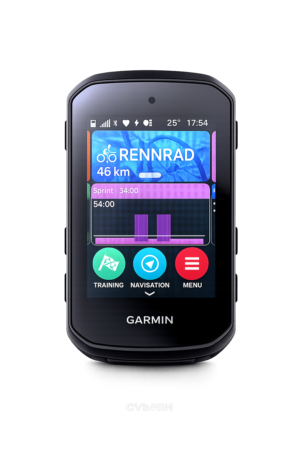 Garmin Edge 850 Fahrradcomputer von vorne